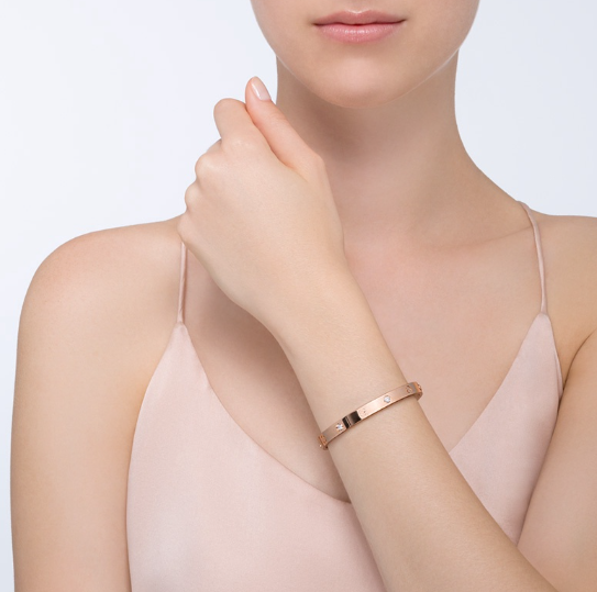 [Psychic Jewelrys]LOVE BRACELET 6.1MM 4 DIAMONDS