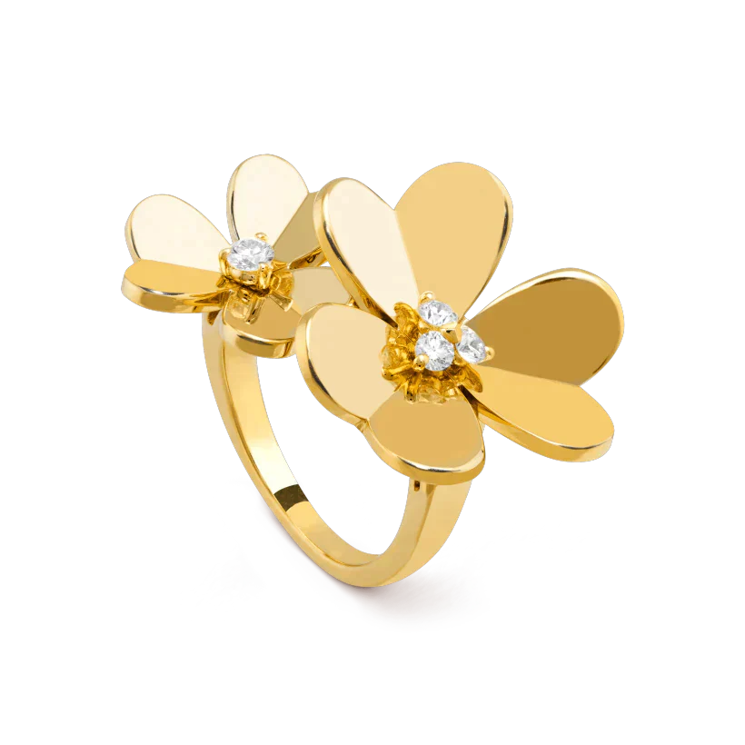[Psychic Jewelrys]CLOVER COMOS GOLD DIAMOND RING