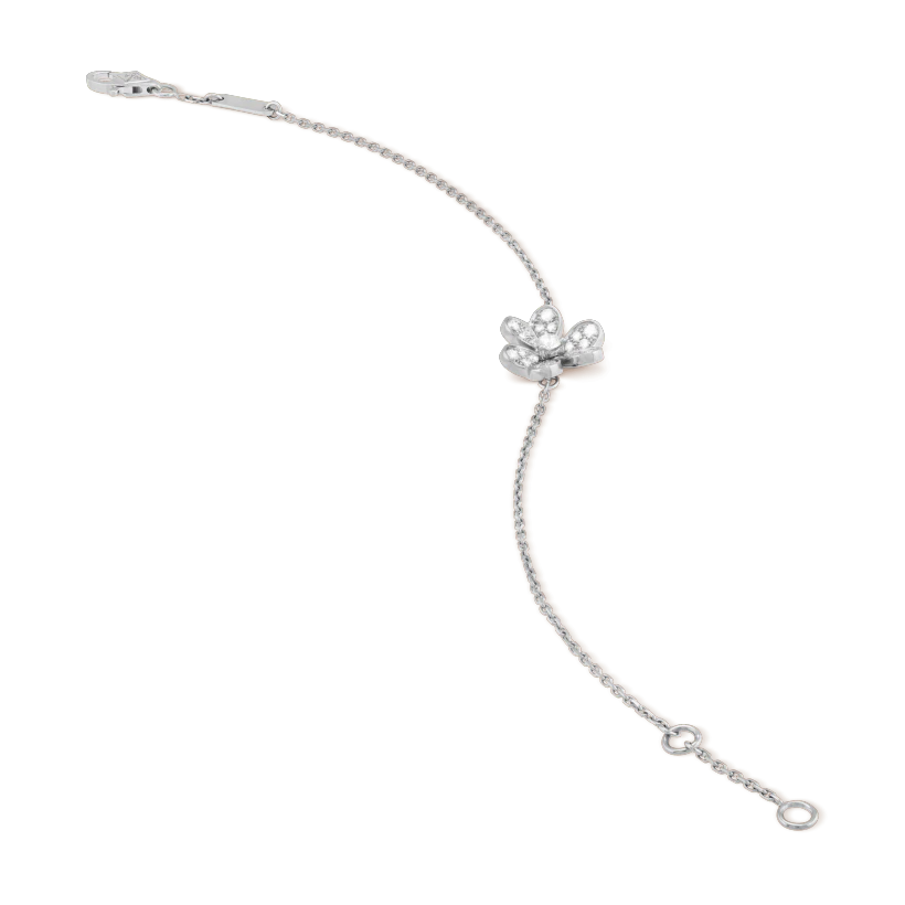 [Psychic Jewelrys]FRIVOLE SILVER FLOWER DIAMOND BRACELET