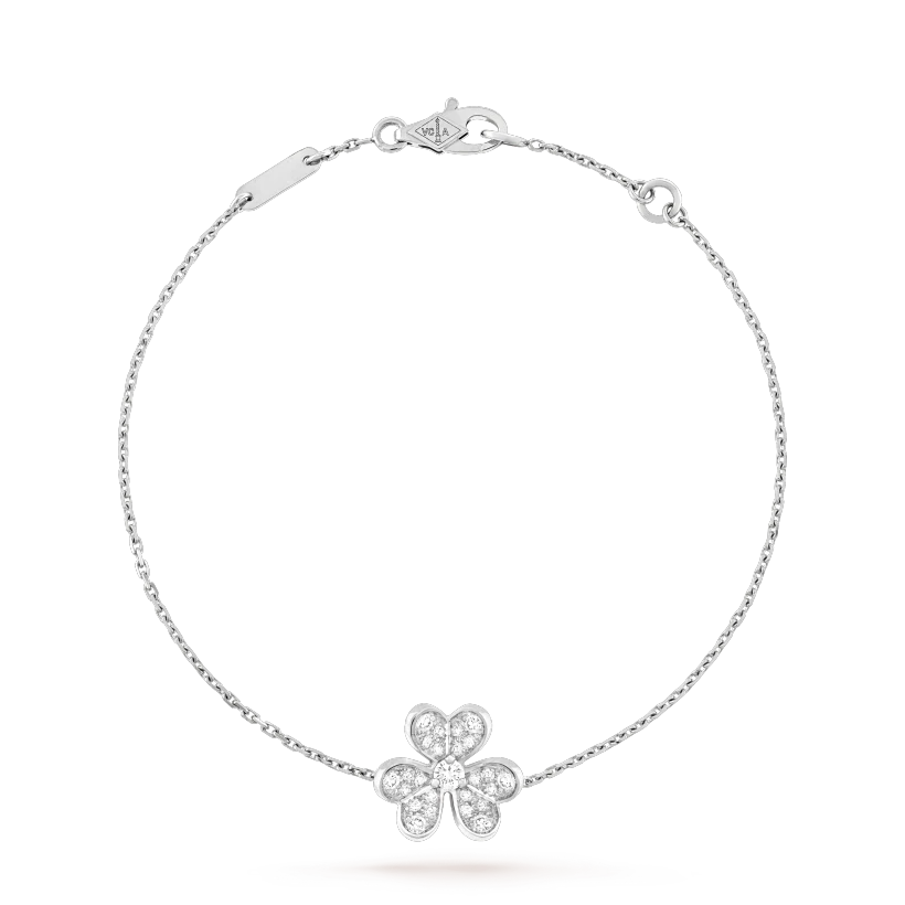 [Psychic Jewelrys]FRIVOLE SILVER FLOWER DIAMOND BRACELET