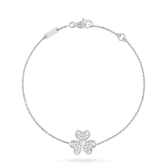 [Psychic Jewelrys]FRIVOLE SILVER FLOWER DIAMOND BRACELET
