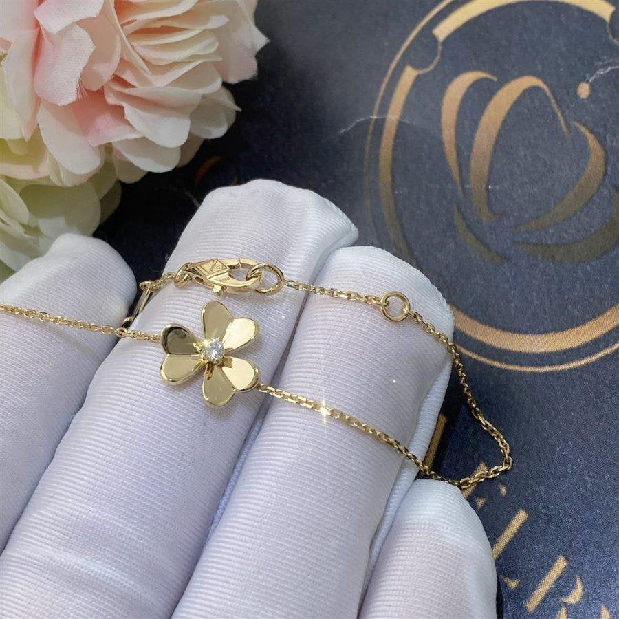 [Psychic Jewelrys]FRIVOLE GOLD FLOWER BRACELET