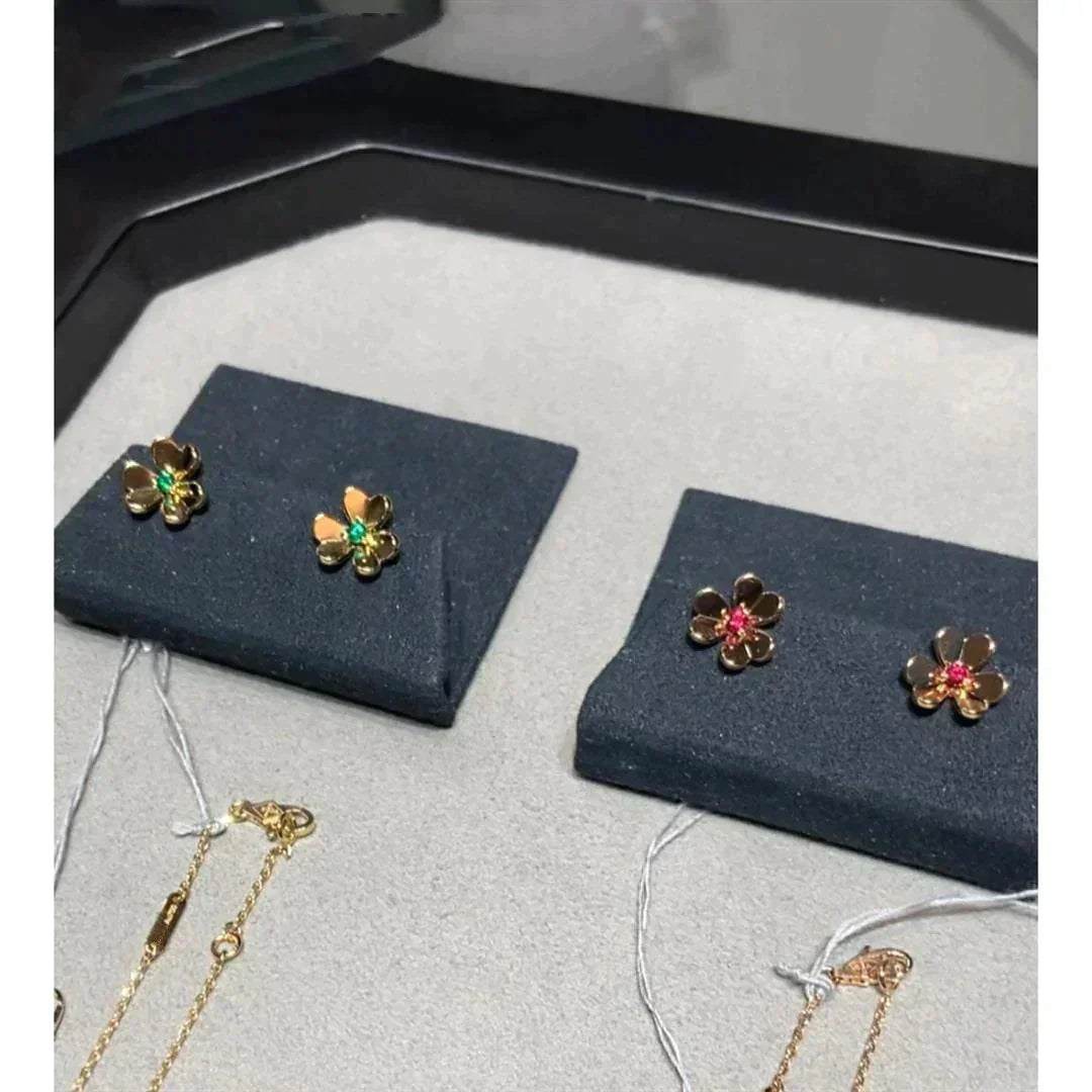 [Psychic Jewelrys]FRIVOLE  FLOWER PINK EARRINGS