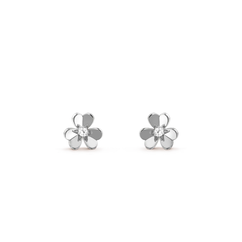 [Psychic Jewelrys]FRIVOLE MINI SILVER FLOWER EARRINGS