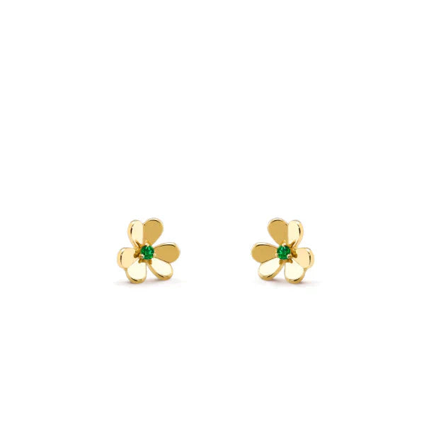 [Psychic Jewelrys]FRIVOLE  FLOWER MALACHITE EARRINGS