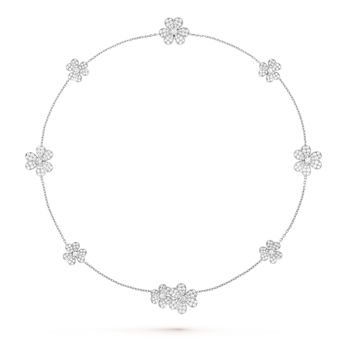 [Psychic Jewelrys]FRIVOLE SILVER 9 FLOWERS NECKLACE