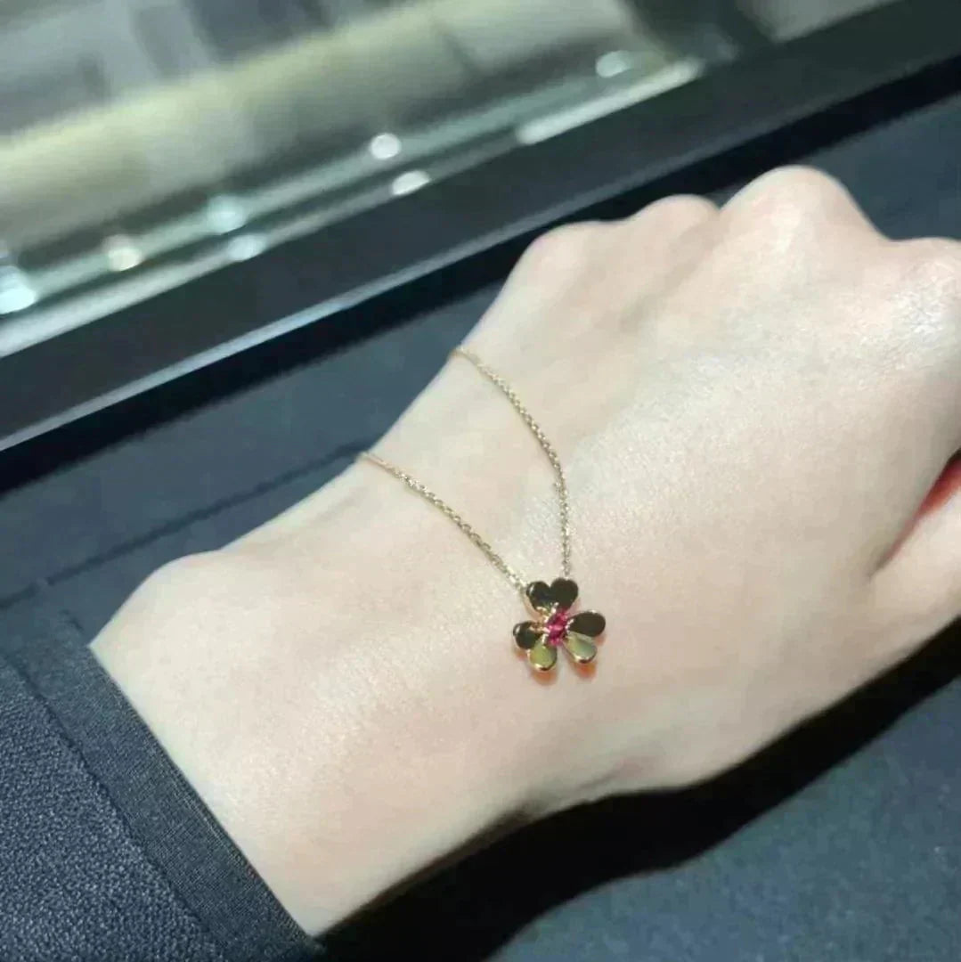 [Psychic Jewelrys]FRIVOLE GOLD FLOWER NECKLACE