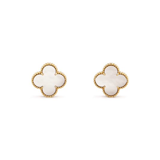 [Psychic Jewelrys]CLOVER MINI GOLD EARRINGS