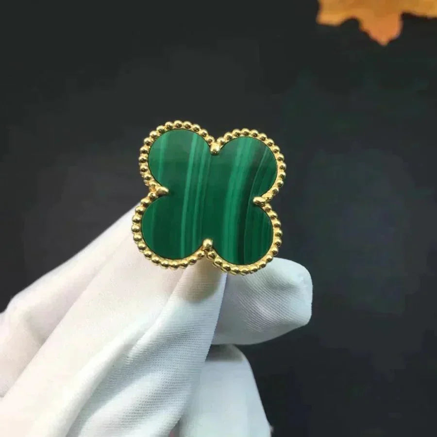 [Psychic Jewelrys]CLOVER MALACHITE RING