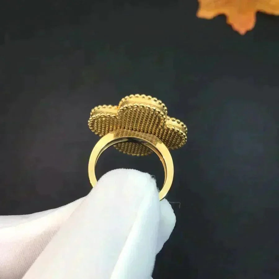 [Psychic Jewelrys]CLOVER MALACHITE RING