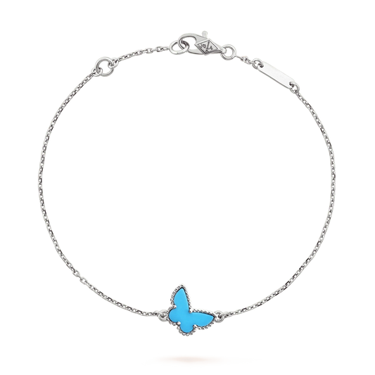 [Psychic Jewelrys]BUTTERFLY TURQUOISE BUTTERFLY BRACELET SILVER