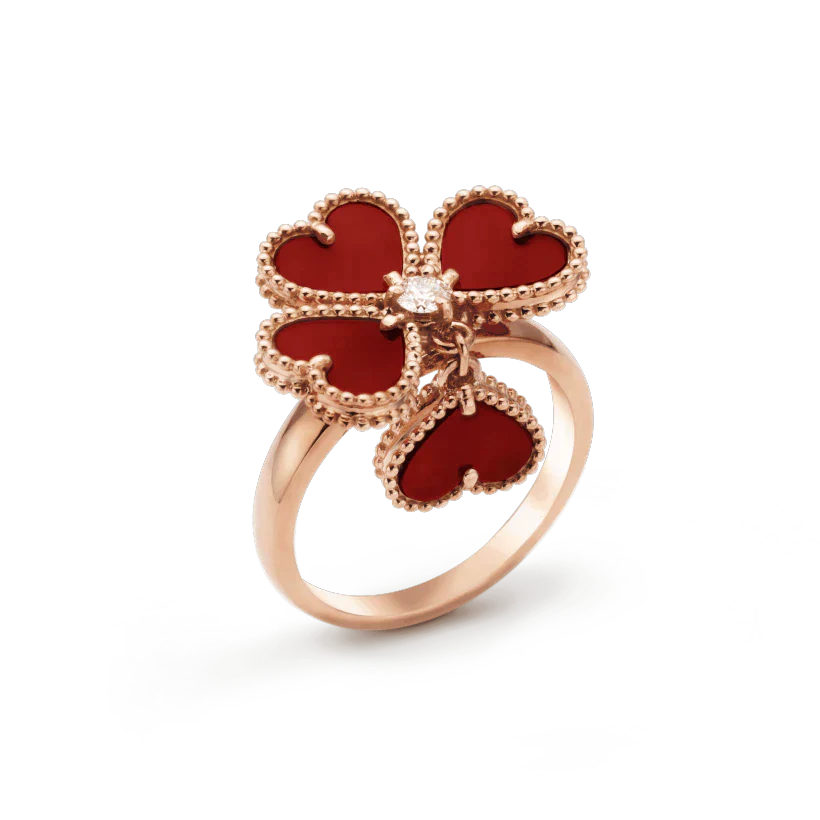 [Psychic Jewelrys]SWEET CLOVER CARNELIAN RING