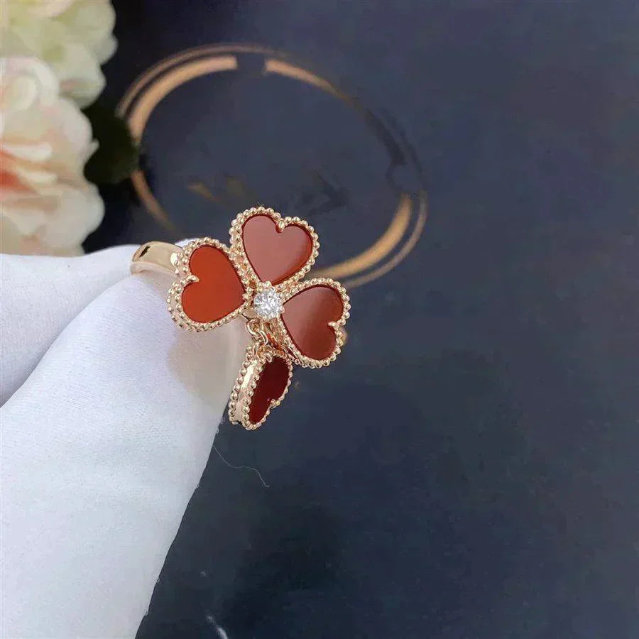 [Psychic Jewelrys]SWEET CLOVER CARNELIAN RING