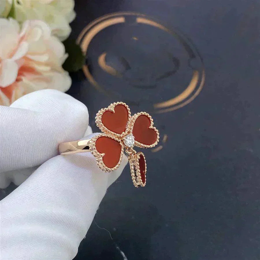 [Psychic Jewelrys]SWEET CLOVER CARNELIAN RING
