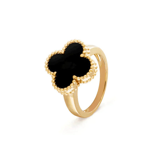 [Psychic Jewelrys]CLOVER ONYX RING