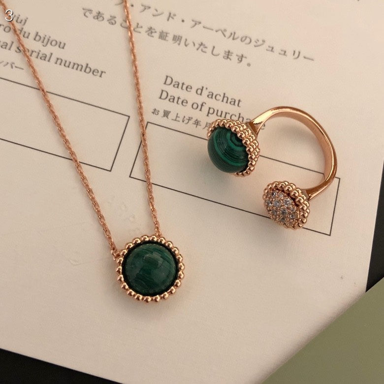 [Psychic Jewelrys]PERLEE COULEURS DIAMOND ROSE GOLD BETWEEN THE FINGER RING
