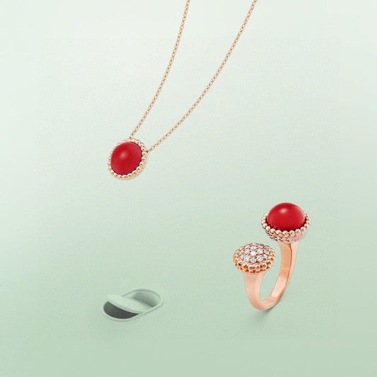 [Psychic Jewelrys]PERLEE COULEURS DIAMOND ROSE GOLD BETWEEN THE FINGER RING