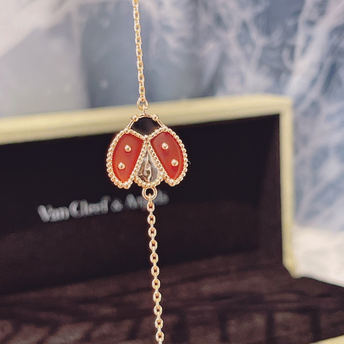 [Psychic Jewelrys]LUCKY SPRING 1 MOTIF PINK GOLD BRACELET