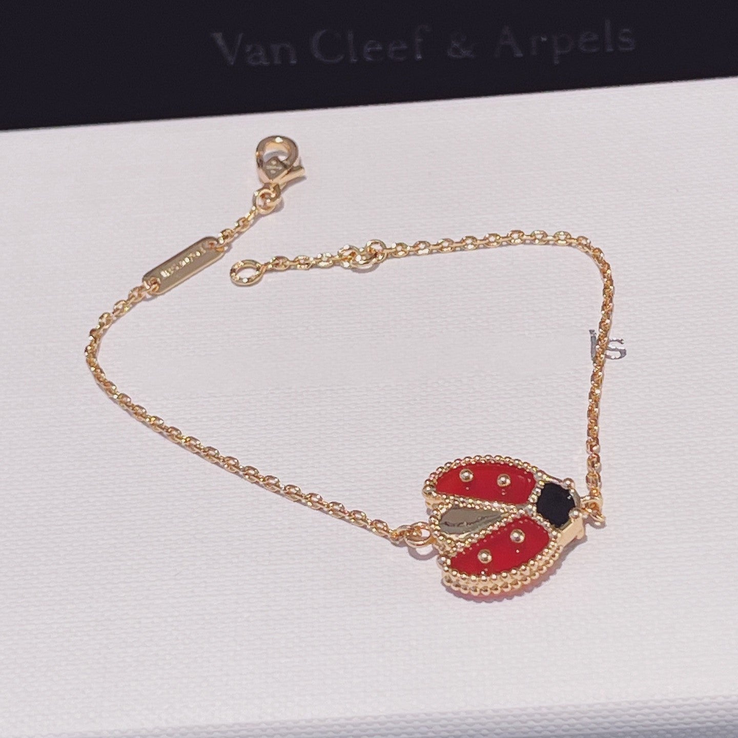[Psychic Jewelrys]LUCKY SPRING 1 MOTIF PINK GOLD BRACELET