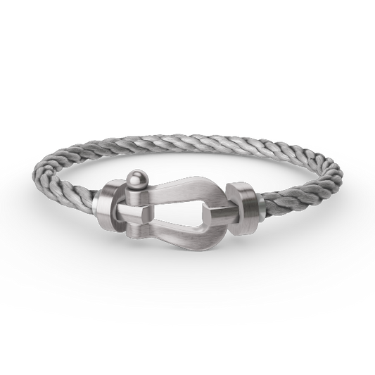 [Psychic Jewelrys]FORCE LARGE HORSESHOE NO DIAMOND BRACELET SILVER