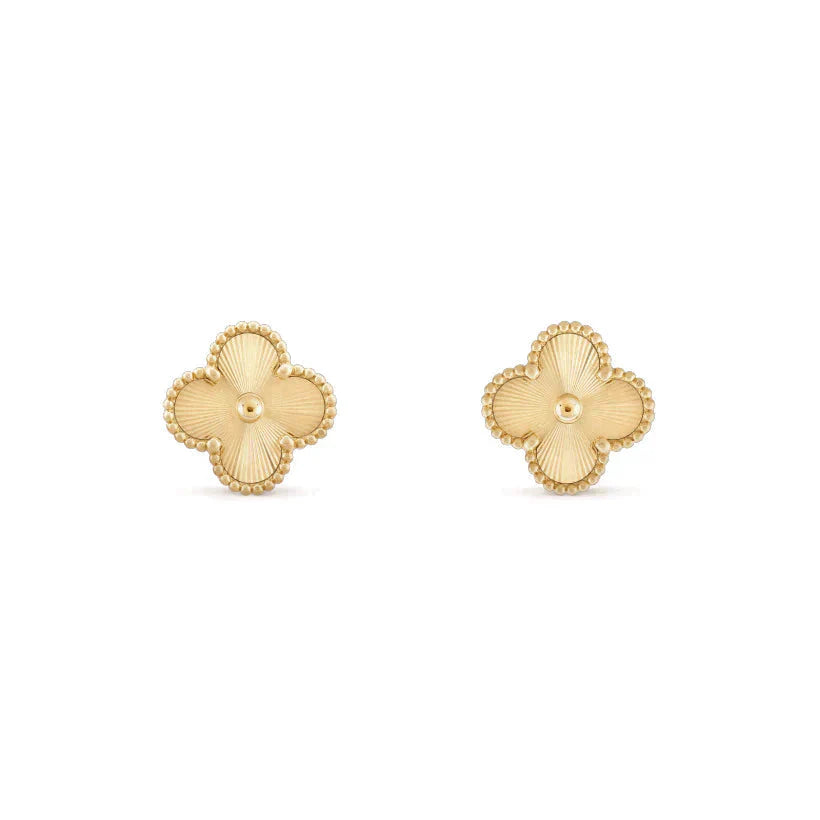 [Psychic Jewelrys]CLOVER MEDIUM 1 MOTIFS LASER EARRINGS