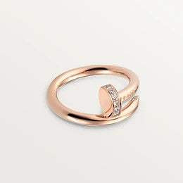 [Psychic Jewelrys]JUSTE RING 2.65MM PINK GOLD DIAMOND