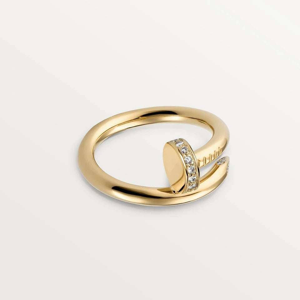 [Psychic Jewelrys]JUSTE RING 2.65MM GOLD DIAMOND