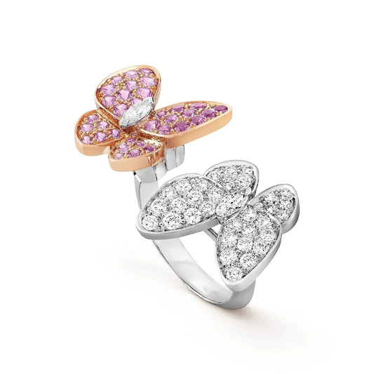 [Psychic Jewelrys]TWIN BUTTERFLY DIAMOND RING